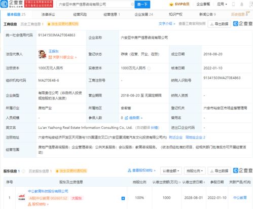 中公教育全資控股兩家房產咨詢公司，戰略布局引發關注